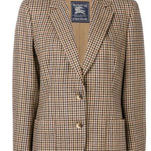 Burberry Houndstooth Blazer with Original Suitbag